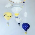 Balony nad łóżeczko karuzela mobile żółty granatowy szary biały (11).jpg