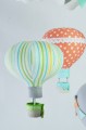 Balony karuzela nad łóżeczko pomarańczowy, miętowy, szary (4).JPG