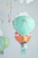 Balony karuzela nad łóżeczko pomarańczowy, miętowy, szary (5).JPG