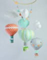 Balony karuzela nad łóżeczko pomarańczowy, miętowy, szary (12).JPG