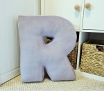 Poduszka XL w kształcie litery R 40 lub 48 cm