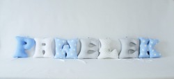 Zestaw ręcznie szytych literek do pokoju dziecka – PAWEŁEK