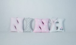 Zestaw ręcznie szytych literek do pokoju dziecka – NINA