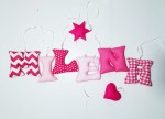 Zestaw ręcznie szytych literek do pokoju dziecka – MILENA