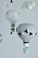 Balony karuzela nad łóżeczko kolory czarny biały mięta (3).JPG