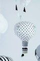 Balony karuzela nad łóżeczko kolory czarny biały mięta (7).JPG
