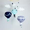Karuzela nad łóżeczko balony granatowy miętowy seledynowy (1).jpg