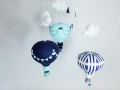 Karuzela nad łóżeczko balony granatowy miętowy seledynowy (5).jpg