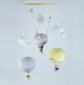Balony karuzela na łóżeczko brudny róż żółty szart (2).JPG