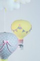 Balony karuzela na łóżeczko brudny róż żółty szart (3).JPG