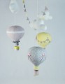 Balony karuzela na łóżeczko brudny róż żółty szart (9).JPG