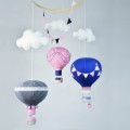 Karuzela nad łóżeczko balony różowy granatowy (2).JPG