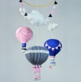 Karuzela nad łóżeczko balony różowy granatowy (11).JPG