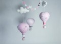 różowe balony karuzela na łóżeczko do pokoju dziecka różowy (5).JPG