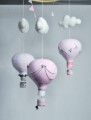 różowe balony karuzela na łóżeczko do pokoju dziecka różowy (8).JPG