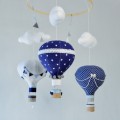 Karuzela nad łózeczko balony granatowy szary (1).JPG