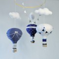 Karuzela nad łózeczko balony granatowy szary (7).JPG