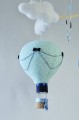 Balony karuzela nad łóżeczko miętowy granatowy niebieski (3).JPG