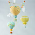 Balony karuzela nad łóżeczko do pokoju dziecka pomarańczowy żółty miętowy (1).JPG