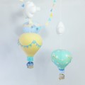 Karuzela nad łóżeczko do pokoju dziecka balony mięta żółty niebieski (3).jpg