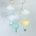 Karuzela nad łóżeczko do pokoju dziecka balony mięta żółty niebieski (4).jpg