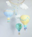 Karuzela nad łóżeczko do pokoju dziecka balony mięta żółty niebieski (11).jpg