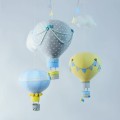 Karuzela nad łóżeczko do pokoju dziecka balony niebieski, szary, żółty (18).JPG
