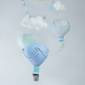 Karuzela nad łóżeczko do pokoju dziecka balony niebieski miętowy szary (2).JPG