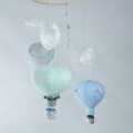Karuzela nad łóżeczko do pokoju dziecka balony niebieski miętowy szary (5).JPG