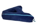 Poducha litera 48 cm welur, velvet , welwet granatowa