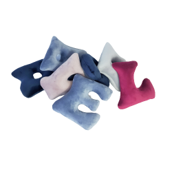 Literki plusz / welur 21x21 cm