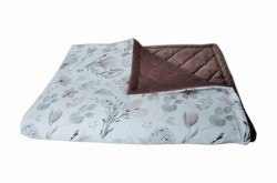 Kocyk z bawełny premium Pastelowe magnolie