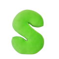 Poduszka dekoracyjna litera S Alfabet pokoju dziecka (9).png